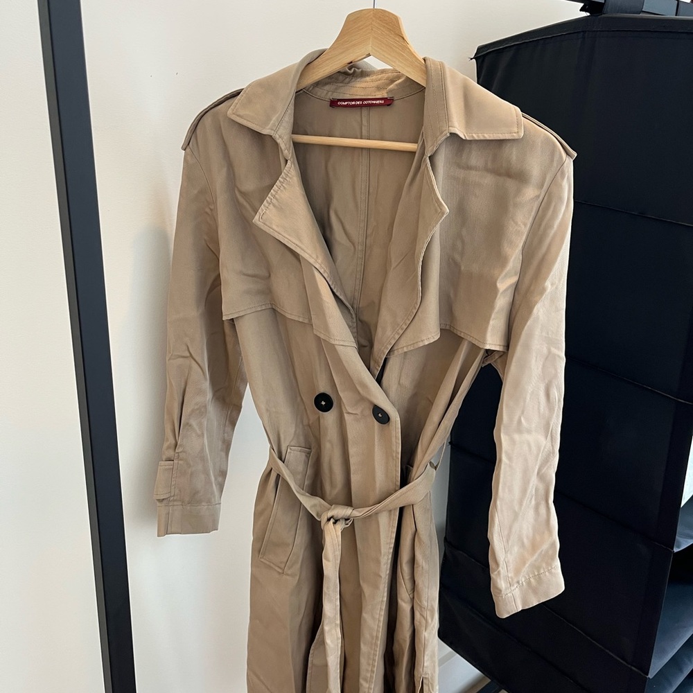 Comptoir Des Cotonniers Beige Trench Coat